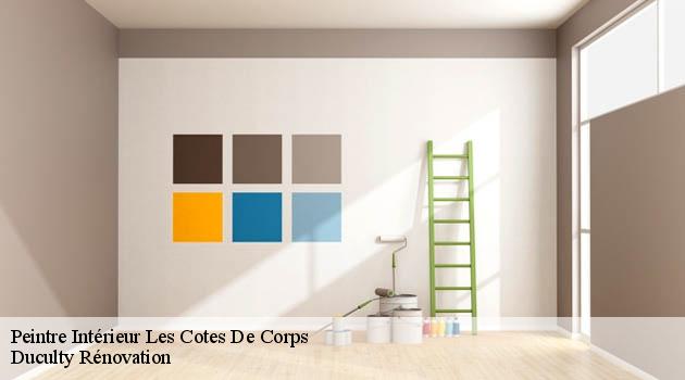 Sublimez vos espaces de vie avec la pose d'enduit intérieur par Duculty Rénovation à Les Cotes De Corps