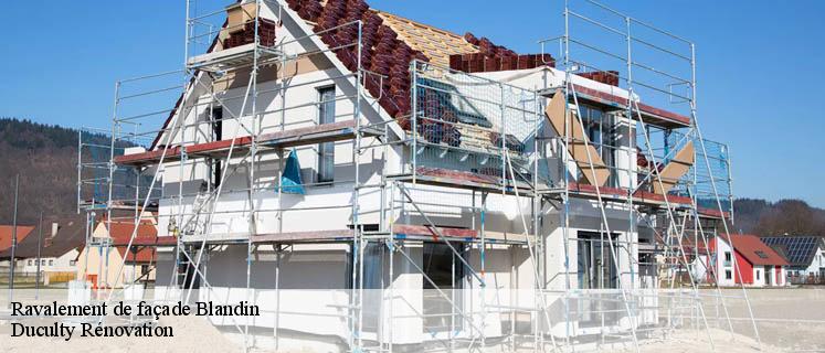 Rénovez votre façade avec une entreprise de ravalement de façade Duculty Rénovation à Blandin 38730