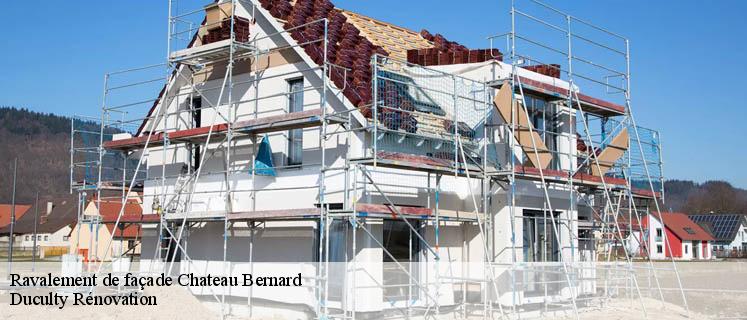 Ravaleur pour ravalement de façade Chateau Bernard