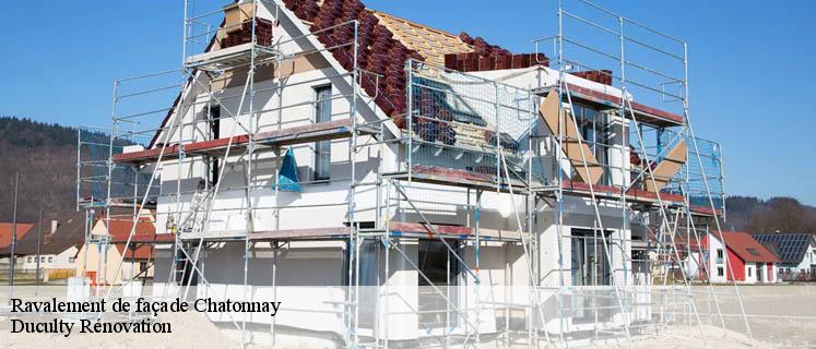 Obtenez un devis ravalement de façade Chatonnay précis avec Duculty Rénovation