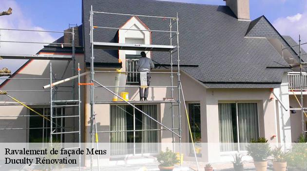 Engagez un façadier d'exception pour votre projet de ravalement de façade Mens avec Duculty Rénovation 