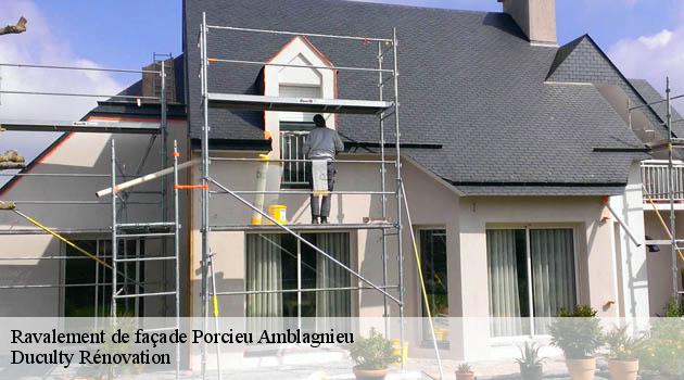 Entreprise ravalement de façade Porcieu Amblagnieu