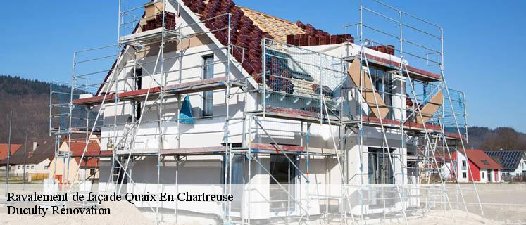 Transformez l'apparence de votre bâtiment avec un ravaleur Quaix En Chartreuse d'expérience de chez Duculty Rénovation