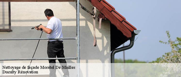 Entreprise nettoyage de façade Moretel De Mailles