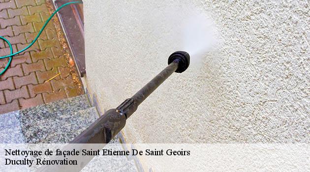 Retrouvez l'éclat originel de vos murs extérieurs grâce au nettoyage de façade de Duculty Rénovation à Saint Etienne De Saint Geoirs