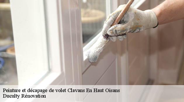 Donnez une nouvelle vie à vos volets avec la peinture et décapage de volet par Duculty Rénovation à Clavans En Haut Oisans