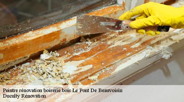 Transformez vos bois en œuvres d'art avec la peinture sur bois de Duculty Rénovation à Le Pont De Beauvoisin