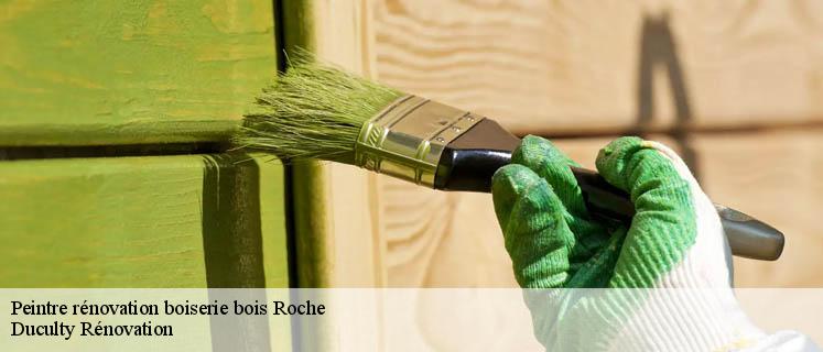 Sublimez vos boiseries avec les services experts de Duculty Rénovation en peinture rénovation boiserie bois à Roche