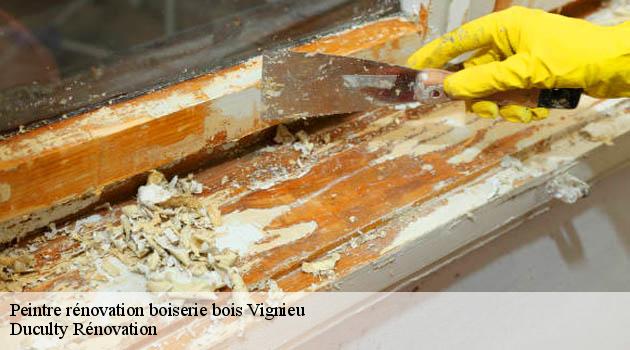 Sublimez vos boiseries avec les services experts de Duculty Rénovation en peinture rénovation boiserie bois à Vignieu