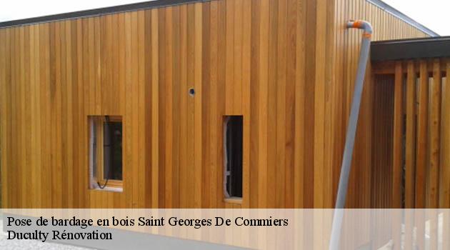 Optez pour la sérénité avec la pose de bardage en bois par Duculty Rénovation à Saint Georges De Commiers