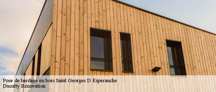 Découvrez les tarifs pose de bardage en bois Saint Georges D Esperanche attractifs avec Duculty Rénovation