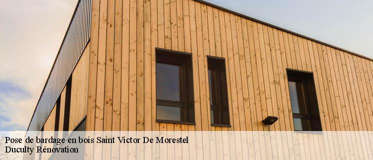 Découvrez les tarifs pose de bardage en bois Saint Victor De Morestel attractifs avec Duculty Rénovation