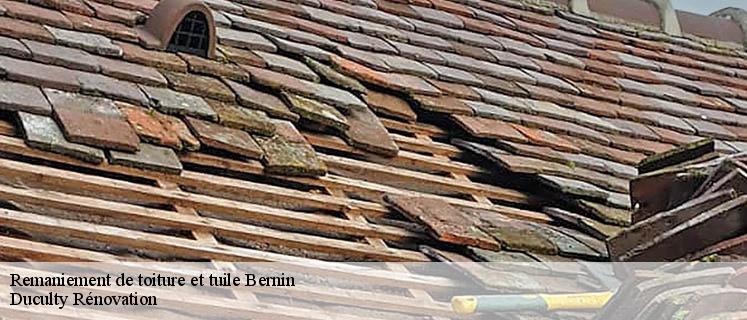 À Bernin, profitez d'un prix remaniement de toiture Bernin accessible à tous avec Duculty Rénovation 